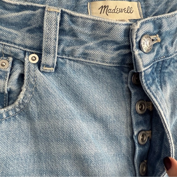 Madewell The Darted Barrel Leg Jean Size 25 Edmonson Wash Rigid NU023 - Picture 11 of 16